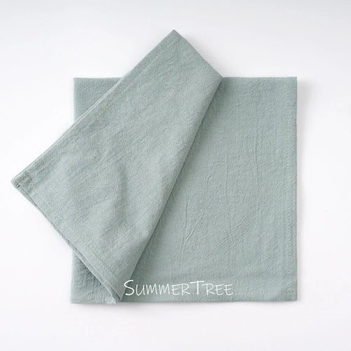 Serviette de table coton lot 24 style mediterraneen