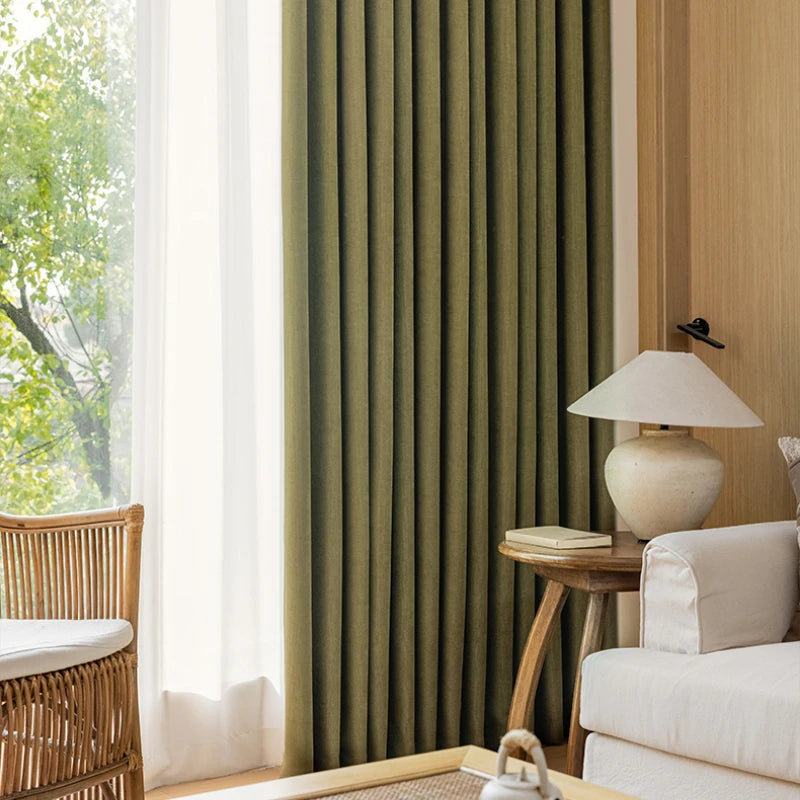 Rideau style américain moderne occultant salon chambre fenêtres - vue 5 sur 15