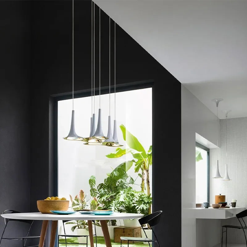 suspension en métal au design italien pour intérieur moderne - vue 4 sur 8
