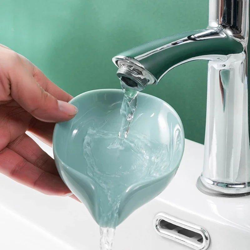boîte à savon en forme de feuille pour salle de bain - vue 5 sur 7