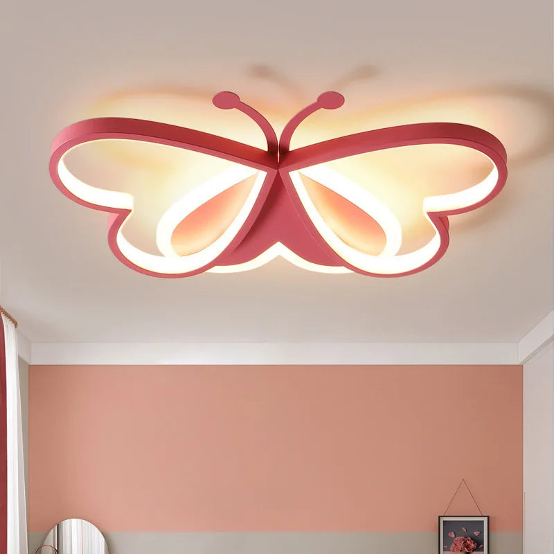 lustre winfordo led 	 avec motif papillon et intensité réglable