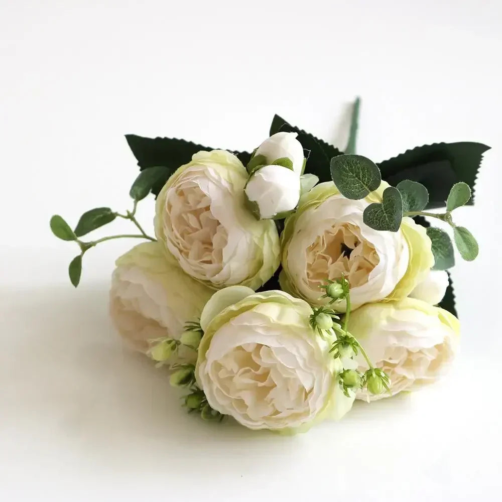 petit bouquet de fleurs artificielles pour décorations printanières et festives - vue 15 sur 34