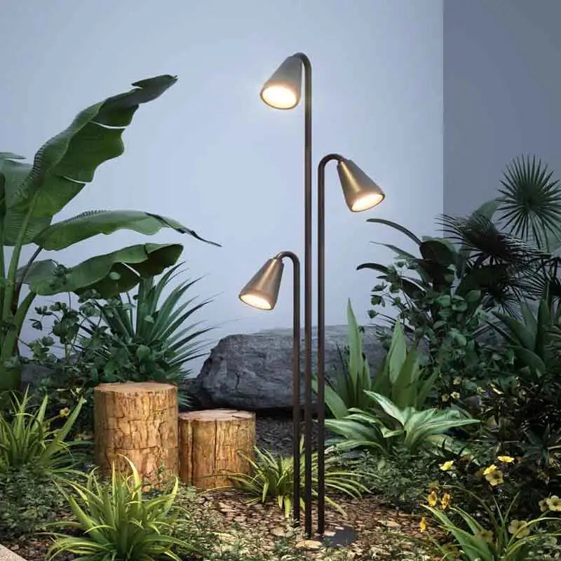 lampe d extérieur imperméable pour jardin et paysage fleuri - vue 4 sur 8