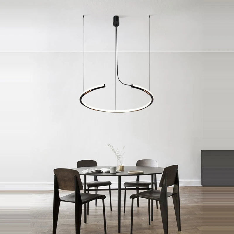 lustre à led à intensité variable nouvelle tendance 2024 - vue 10 sur 11