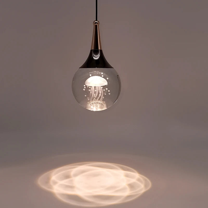 lustre cristal led design pour décoration intérieure moderne - vue 3 sur 10
