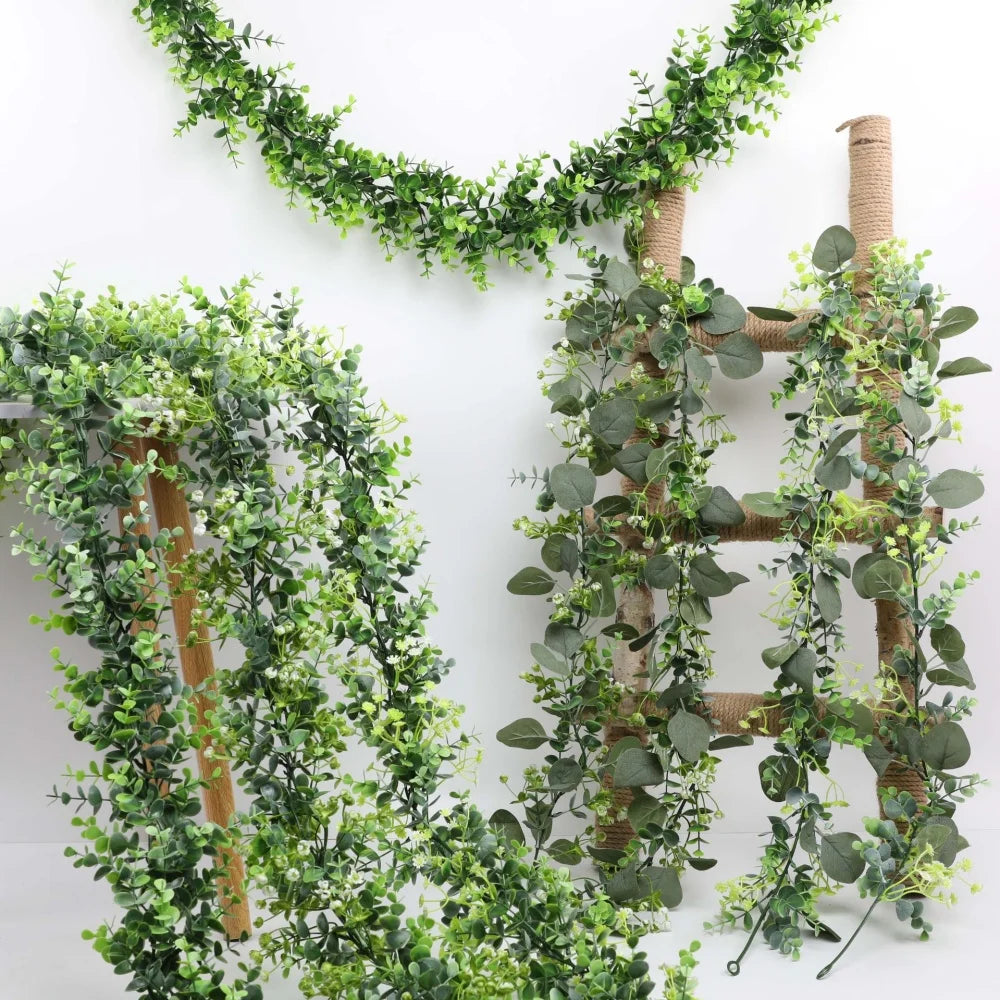 décoration de mariage plantes suspendues en vignes artificielles