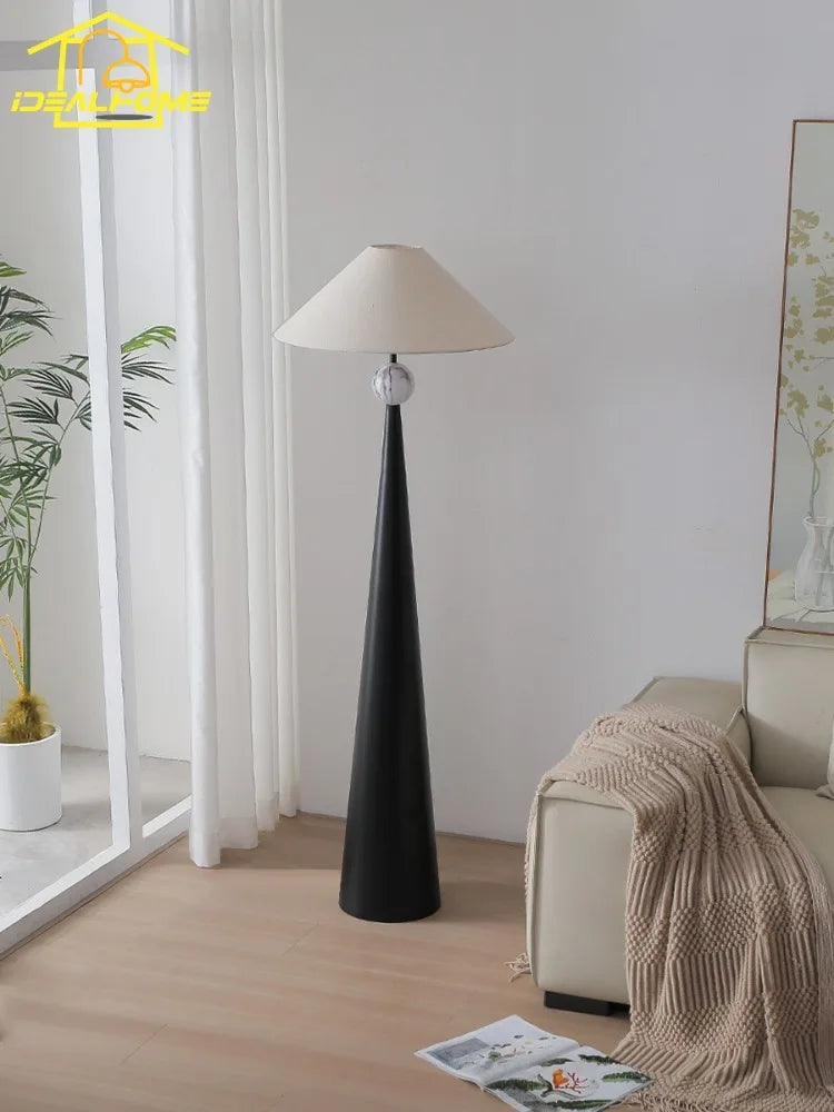 lampadaire design rétro japonais wabi-sabi art zen moderne décoratif - vue 5 sur 7