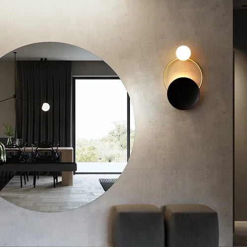 applique murale led design moderne pour café restaurant hôtel villa - vue 6 sur 17