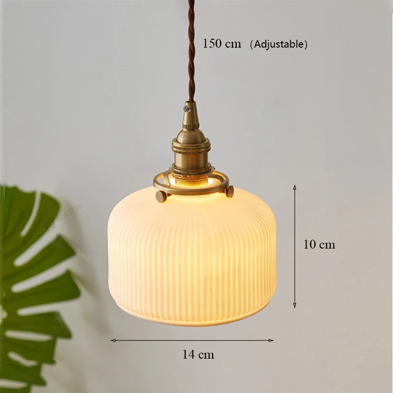 Lustre led japonais nordique luxe - vue 8 sur 10