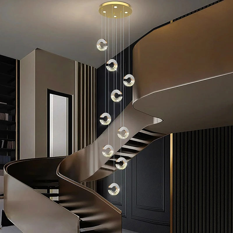 Lustre en cristal de décoration de maison moderne - vue 7 sur 12
