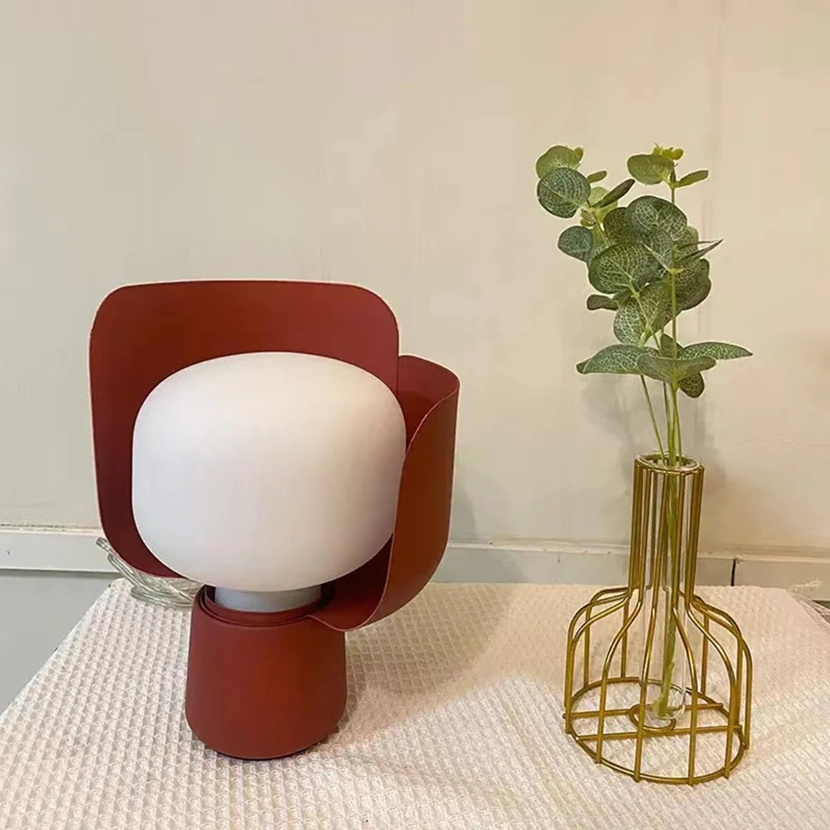 Lampe à poser LED en métal coloré krollet - vue 7 sur 14