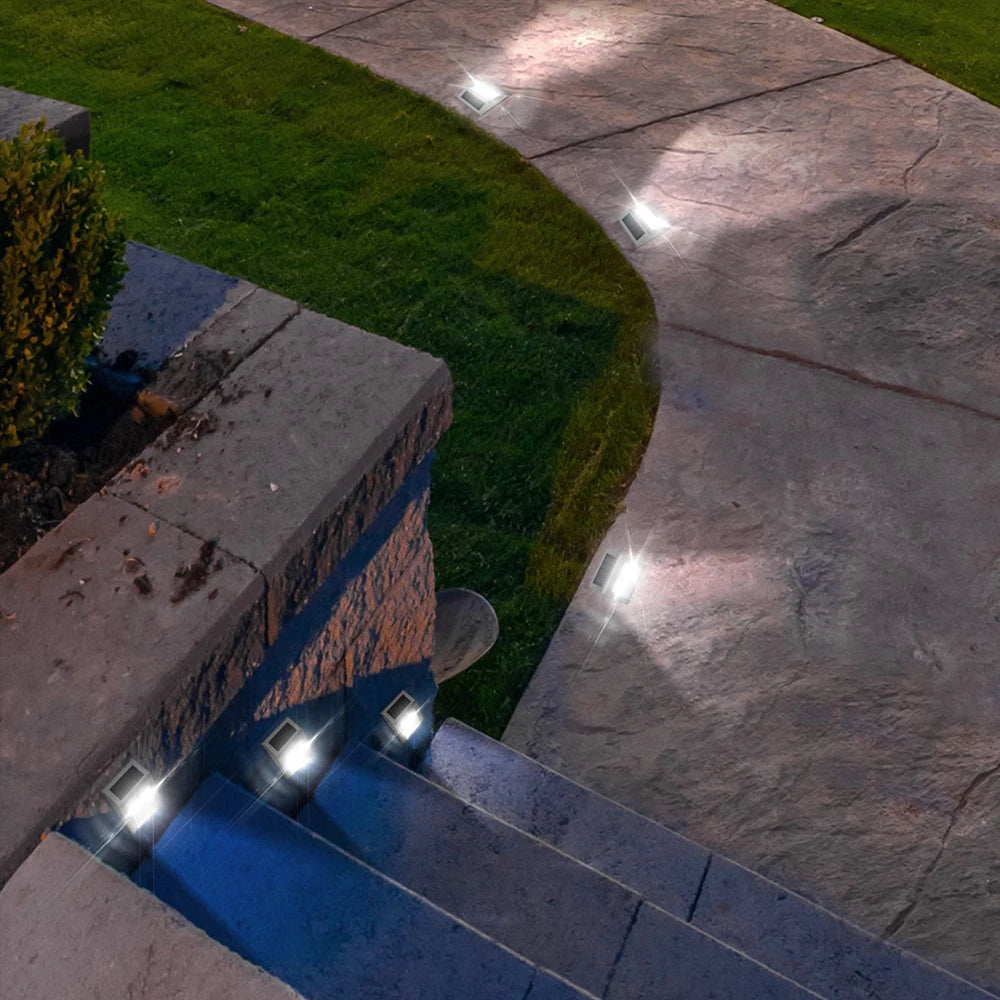 applique murale solaire 3 led capteur mouvement étanche jardin patio 1-4 pièces - vue 10 sur 9