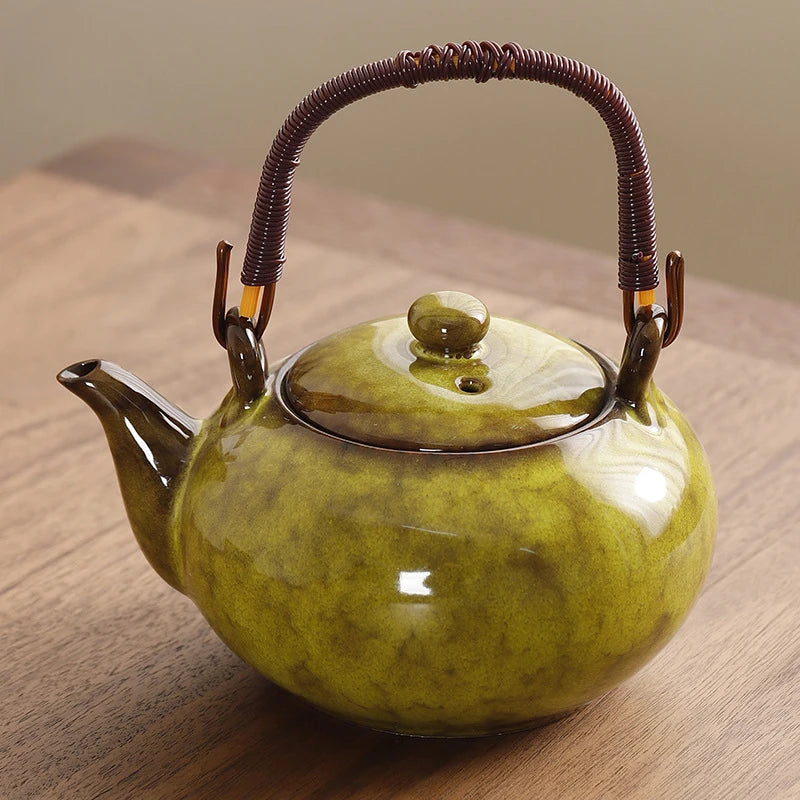 Service à thé japonais porcelaine théière filtre 800ml