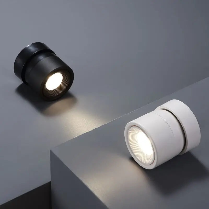 spot led brilm moderne intérieur aluminium downlight réglable 360° - vue 3 sur 11
