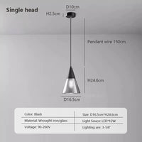 lampe led suspendue design moderne décor intérieur plafond salon chambre salle manger bureau