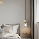 Suspension LED en verre minimaliste
