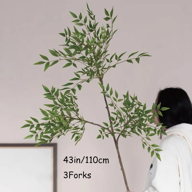 ficus artificiel grande branche pour décoration intérieure et extérieure - vue 9 sur 8