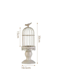 lustre cage à oiseaux rétro pour dîner romantique et mariage