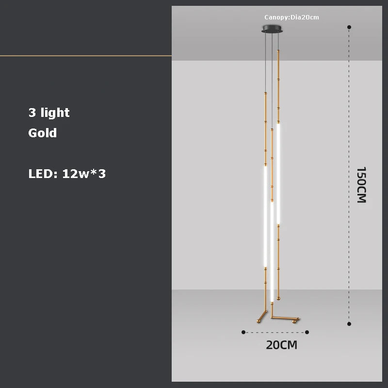lustre en art déco design suspendu en led - vue 9 sur 16