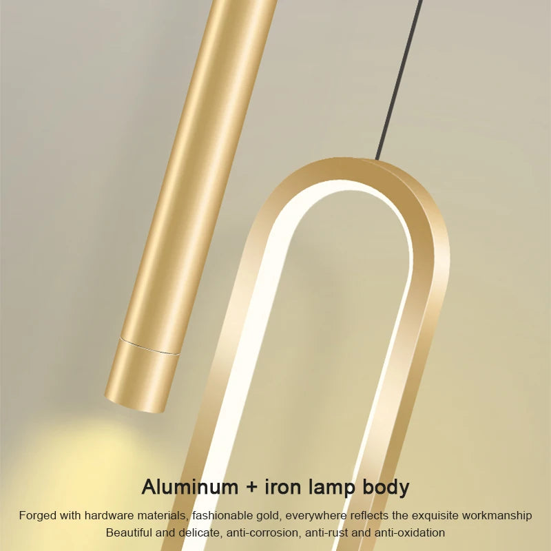 Suspension LED au design nordique moderne décorative - vue 7 sur 9