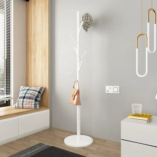 cintre vertical moderne en bois et fer pour rangement - vue 7 sur 6