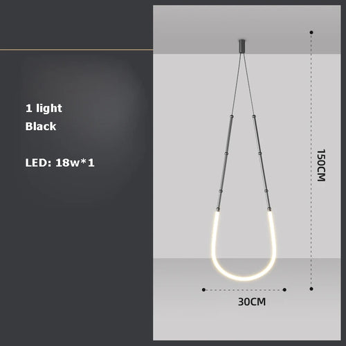 lustre en art déco design suspendu en led - vue 15 sur 16
