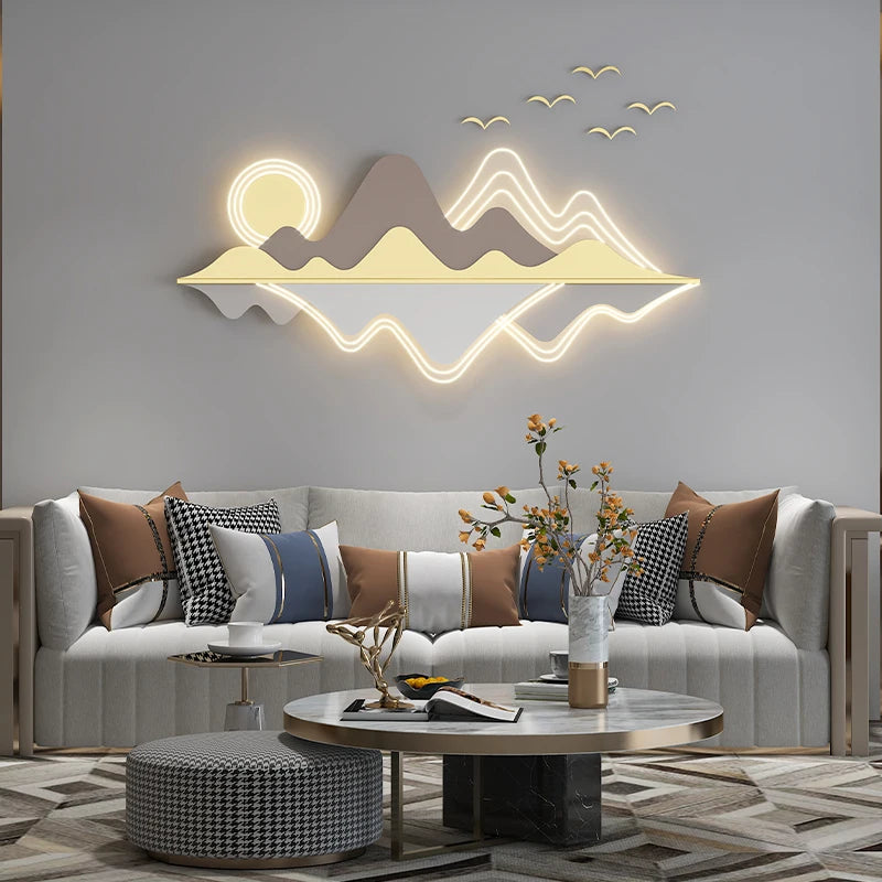 applique murale moderne décorative pour intérieur créatif et élégant - vue 5 sur 10