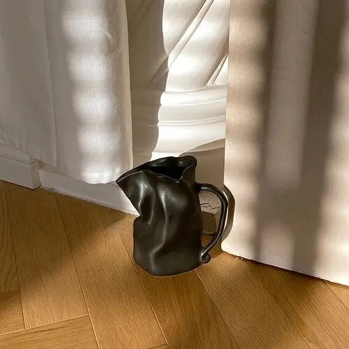 vase en céramique nordique pour décoration florale artisanale - vue 8 sur 8