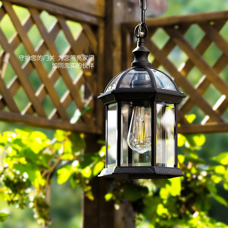 suspension étanche pour extérieur jardin balcon allée