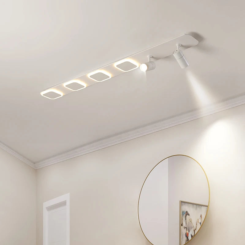 plafonnier Led avec projecteurs nordique - vue 5 sur 21