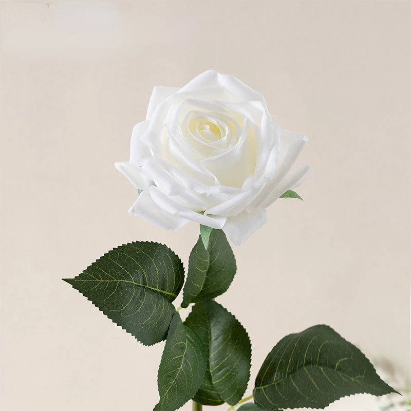 fleurs artificielles roses en tissu pour décoration florale mariage jardin - vue 7 sur 12