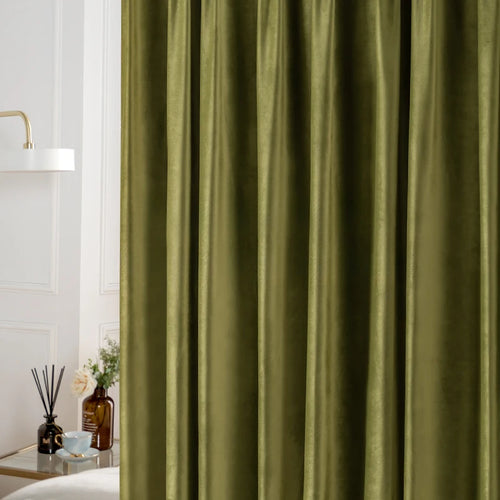 Rideau occultant style retro pour grandes fenetres salon