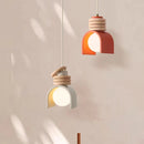 lampe led suspendue créative en résine avec cordon réglable pour intérieur