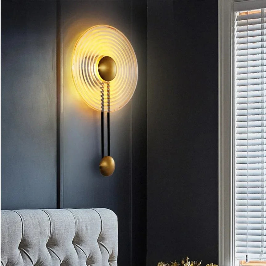 applique murale led nordique à ondulations design moderne et simple - vue 5 sur 10