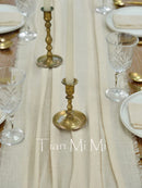 Chemin de table coton gaze rétro décoration mariage