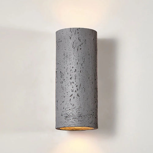 applique murale led en ciment style nostalgique décoration rétro wabi sabi