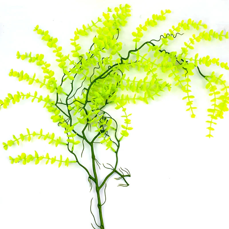 plantes artificielles en rotin et eucalyptus pour décoration intérieure et extérieure - vue 5 sur 6