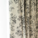 Rideau occultant à motifs imprimés pour salon chambre