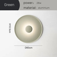 makaron applique led métal pour chambre d'enfant et boutique thé
