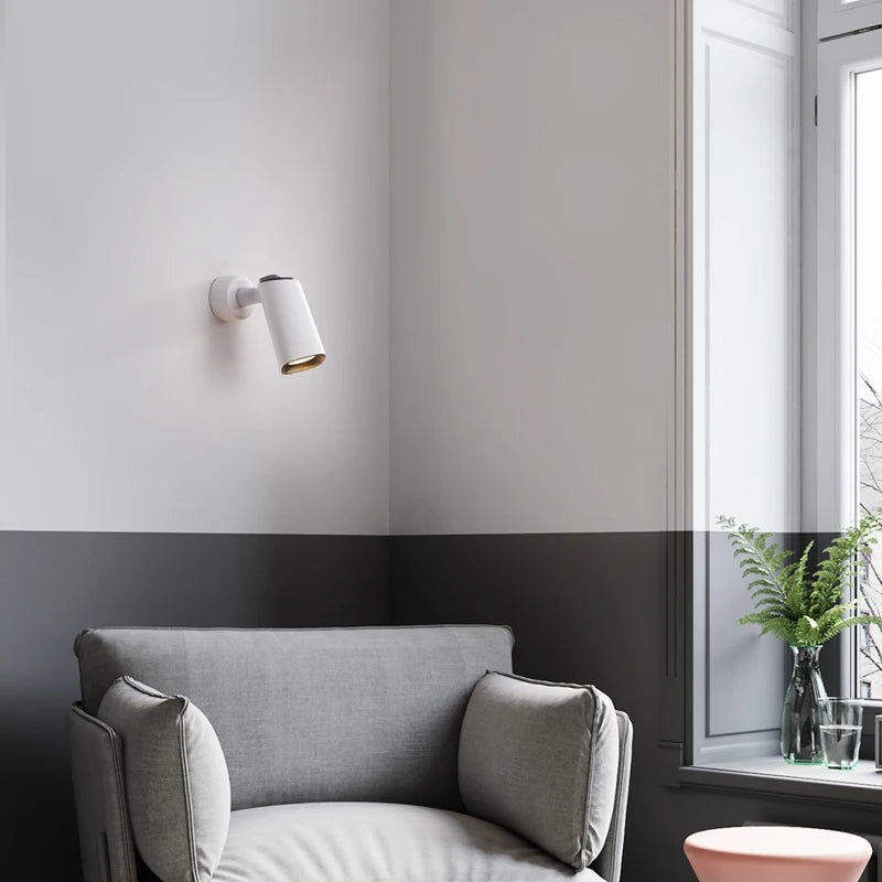 applique murale led moderne réglable rotative pour lecture et décoration - vue 4 sur 14