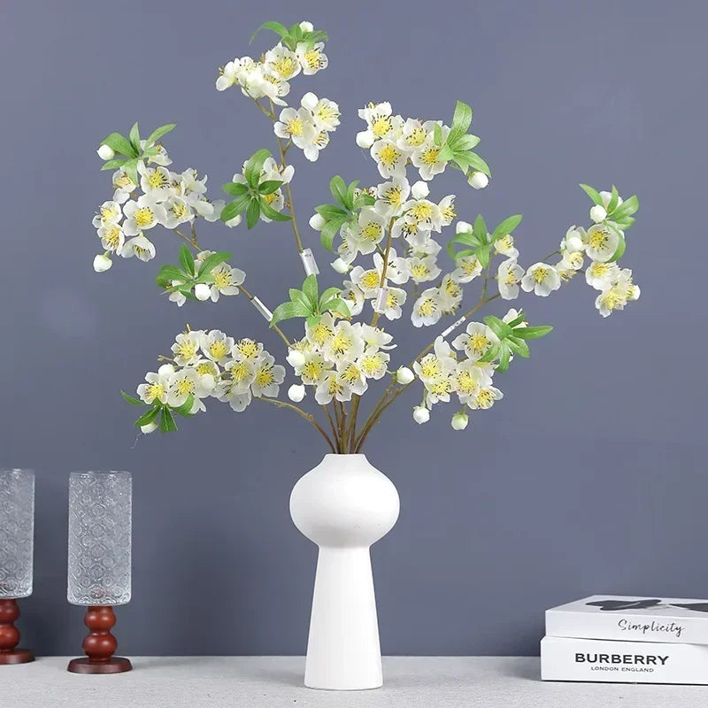 fleurs artificielles en soie pour décoration intérieure élégante - vue 4 sur 9