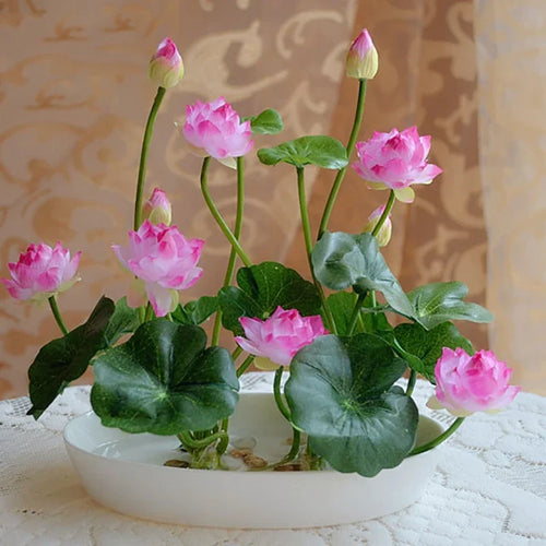 plantes artificielles mini soie décoration pour intérieur jardin et table - vue 2 sur 10