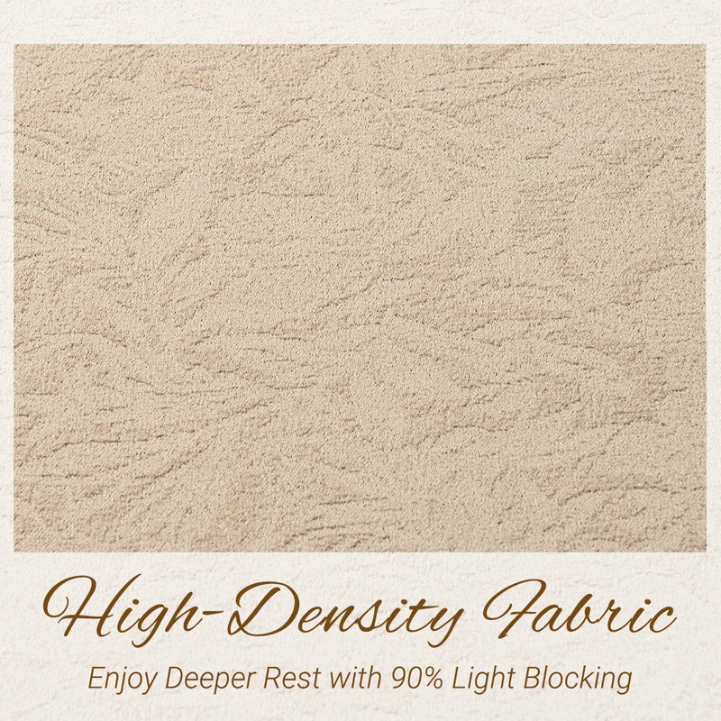 Rideau occultant floral style français pour salon chambre