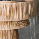 lustre en rotin style japonais fait à la main créatif