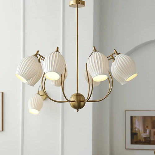 lustre bauhaus en céramique pour intérieur élégant et moderne - vue 2 sur 16