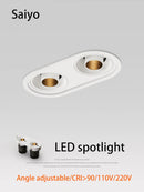 projecteurs led 	smart downlight encastré gradation spot lumière murale