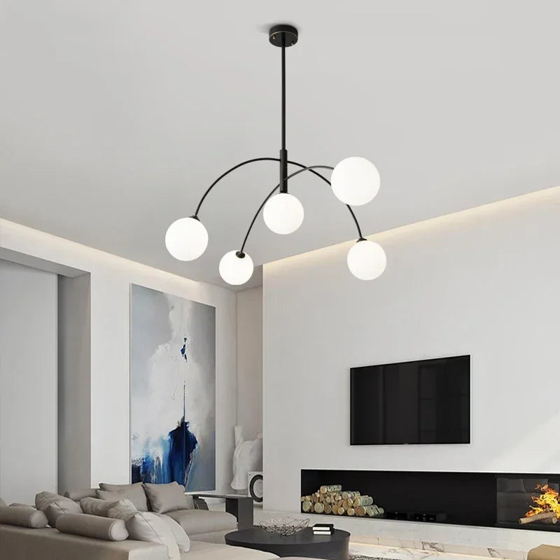 suspension led moderne design minimaliste pour intérieur élégant - vue 3 sur 8