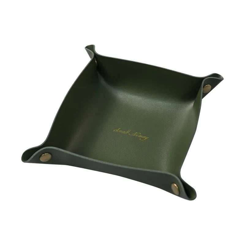 boîte de rangement nordique en cuir pour bureau et bijoux - vue 12 sur 19