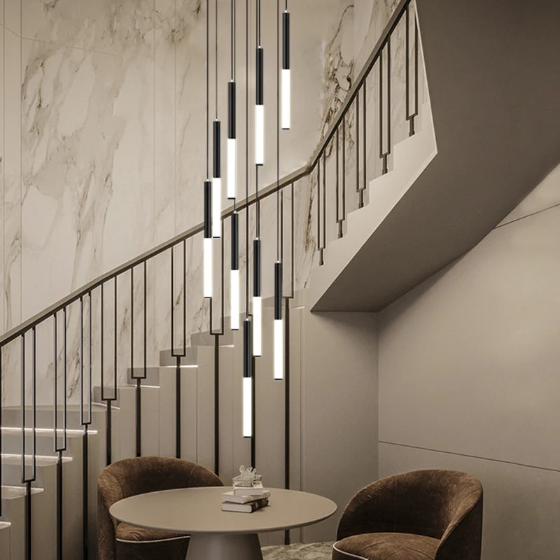 lustre en imitation porcelaine pour villa moderne hôtel