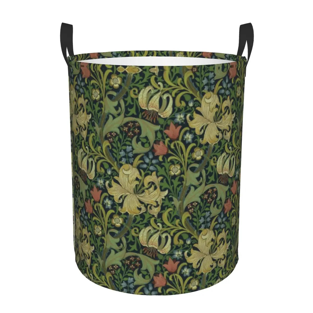 panier à linge pliable floral pour rangement jouets bébé - vue 15 sur 30